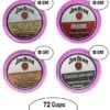 Jim Beam Coffee Single Serve Cups, Assorted Flavors,18 Cups Each -Miscela d'Oro Sales Jim Beam Coffee Single Serve Cups Assorted Flavors 72 cups 2nd