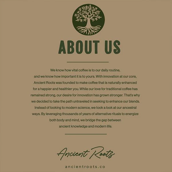 Ancient Roots Sea Salted Caramel Flavored Mushroom Medium Roast Ground Coffee, 6/12 Oz Bags - Image 6