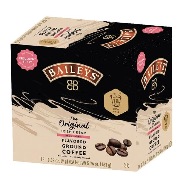 Baileys Bailey's, The Original Irish Cream Flavored Coffee, 2/18 Single Serve Cups 4 Baileys Bailey's, The Original Irish Cream Flavored Coffee, 2/18 Single Serve Cups - Image 2