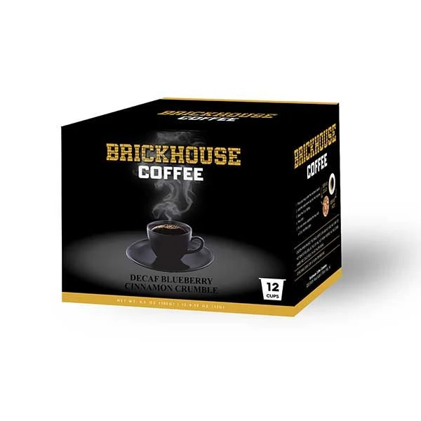Brickhouse Single Serve Coffee, Decaf Blueberry Cinnamon Crumble, 72 Count 4 Brickhouse Single Serve Coffee, Decaf Blueberry Cinnamon Crumble, 72 Count - Image 2