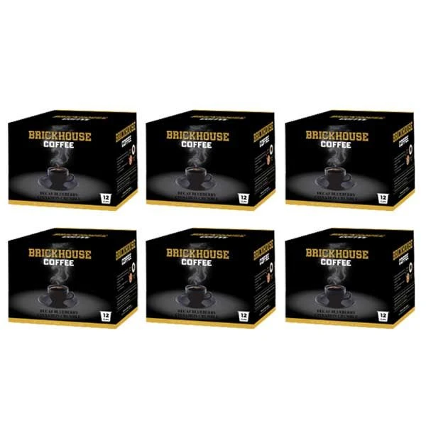 Brickhouse Single Serve Coffee, Decaf Blueberry Cinnamon Crumble, 72 Count 3 Brickhouse Single Serve Coffee, Decaf Blueberry Cinnamon Crumble, 72 Count