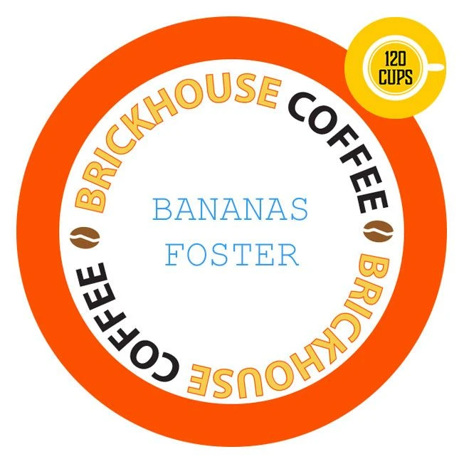 Brickhouse Single Serve Coffee, Bananas Foster, 120 Count 3 Brickhouse Single Serve Coffee, Bananas Foster, 120 Count