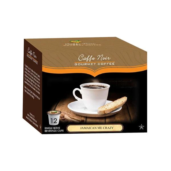 Caffe Noir Gourmet Coffee Jamaican Me Crazy, Single Serve Beverage Cups, 6 Box 12 Count Each 4 Caffe Noir Gourmet Coffee Jamaican Me Crazy, Single Serve Beverage Cups, 6 Box 12 Count Each - Image 2