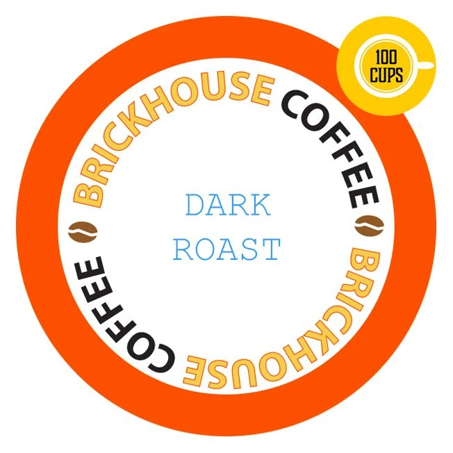 Brickhouse Single Serve Coffee, Dark Roast, 100 Count 3 Brickhouse Single Serve Coffee, Dark Roast, 100 Count