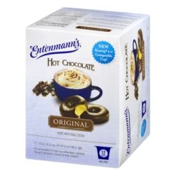 Entenmann's Single Serve Coffee, Hot Chocolate Original, 6/12 Count -Miscela d'Oro Sales entenmann s hot chocolate 12 count 3 1
