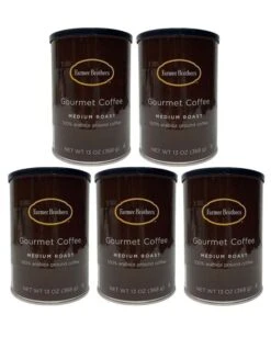 Farmer Brothers Medium Roast Ground Coffee (5 Cans/13 Oz)