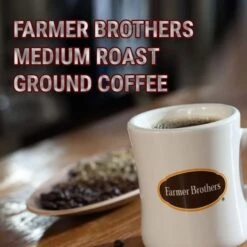 Farmer Brothers Medium Roast Ground Coffee (6 Bags/5 Lbs) -Miscela d'Oro Sales fbmediumroadstcoffee 1 2