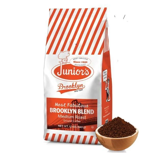 Junior's Most Fabulous Brooklyn Blend, Medium Roast Ground Coffee, 4/12 Oz Bags 5 Junior's Most Fabulous Brooklyn Blend, Medium Roast Ground Coffee, 4/12 Oz Bags - Image 3