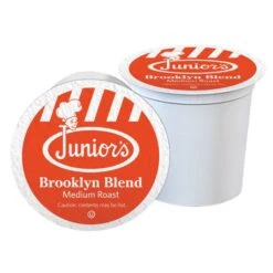 Junior's Most Fabulous Brooklyn Blend, Medium Roast Single Single Serve 18 Ct -Miscela d'Oro Sales juniors most fabulous brooklyn blend medium roast single single serve 100 ct 1