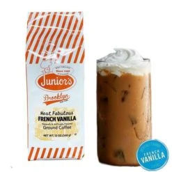 Junior's Most Fabulous French Vanilla, Medium Roast Ground Coffee, 2/12 Oz Bags -Miscela d'Oro Sales juniorsfrenchvaniila 1