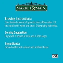 Market & Main® Salted Caramel Flavored Coffee (6 Bags/12 Oz) -Miscela d'Oro Sales market n main jamaican me crazy flavored coffee single bag5 2 1