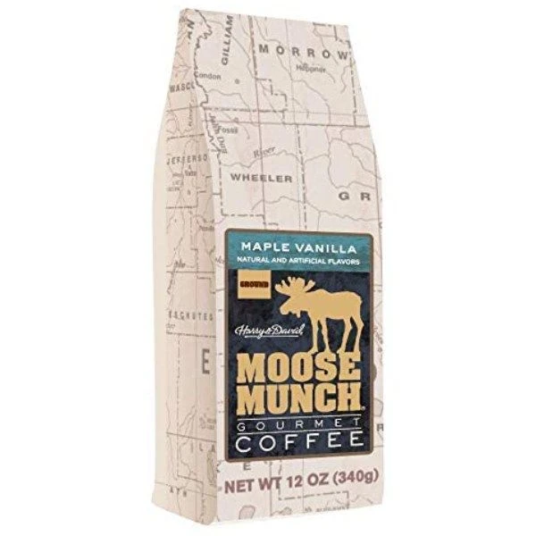 Harry & David Maple Vanilla Moose Munch Gourmet Coffee 4 Bags 4 Harry & David Maple Vanilla Moose Munch Gourmet Coffee 4 Bags - Image 2