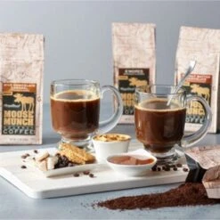 Harry & David Maple Vanilla Moose Munch Gourmet Coffee 3 Bags -Miscela d'Oro Sales mm3 1
