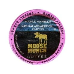 Moose Munch Maple Vanilla Single Serve Coffee By Harry & David, 2/18 Count -Miscela d'Oro Sales moosemucnhmapplevanilla 1