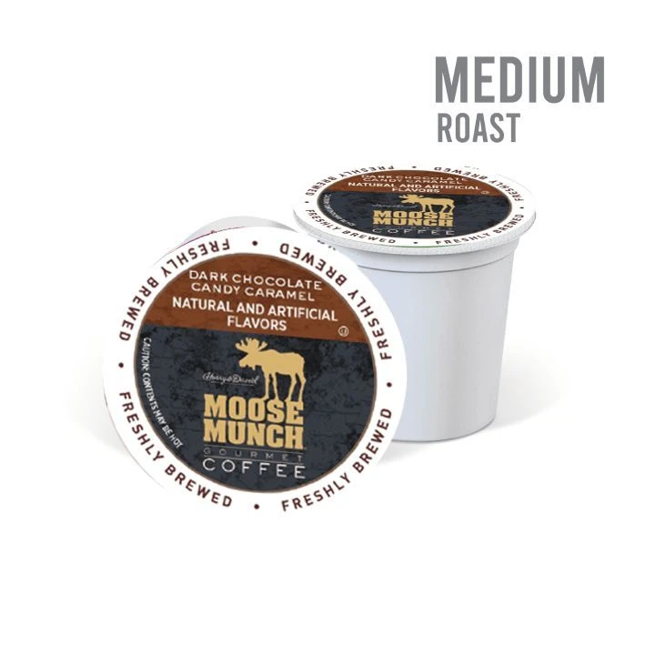 Moose Munch Coffee By Harry & David, Dark Chocolate Candy Caramel, 35 Single Serve Cups 4 Moose Munch Coffee By Harry & David, Dark Chocolate Candy Caramel, 35 Single Serve Cups - Image 2