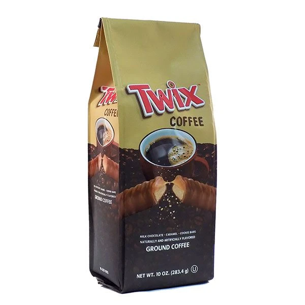 Twix Milk Chocolate, Caramel And Cookie Bars, Naturally And Artificially Flavored Ground Coffee, 4/10 Oz Bag 4 Twix Milk Chocolate, Caramel And Cookie Bars, Naturally And Artificially Flavored Ground Coffee, 4/10 Oz Bag - Image 2